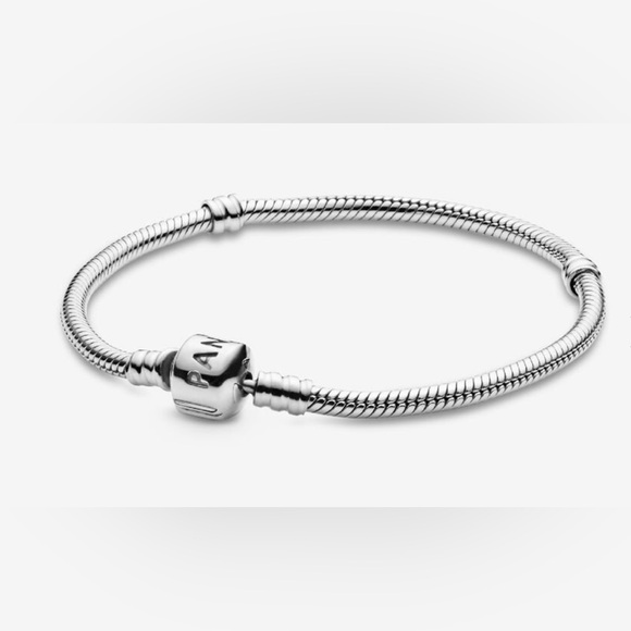 Pandora Jewelry - Authentic Pandora Moments Snake Chain Bracelet 7.5”